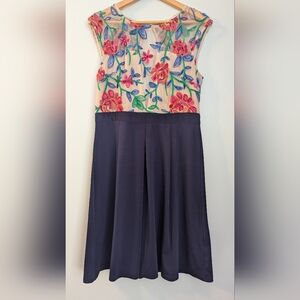 Hot Open Back Floral Dress